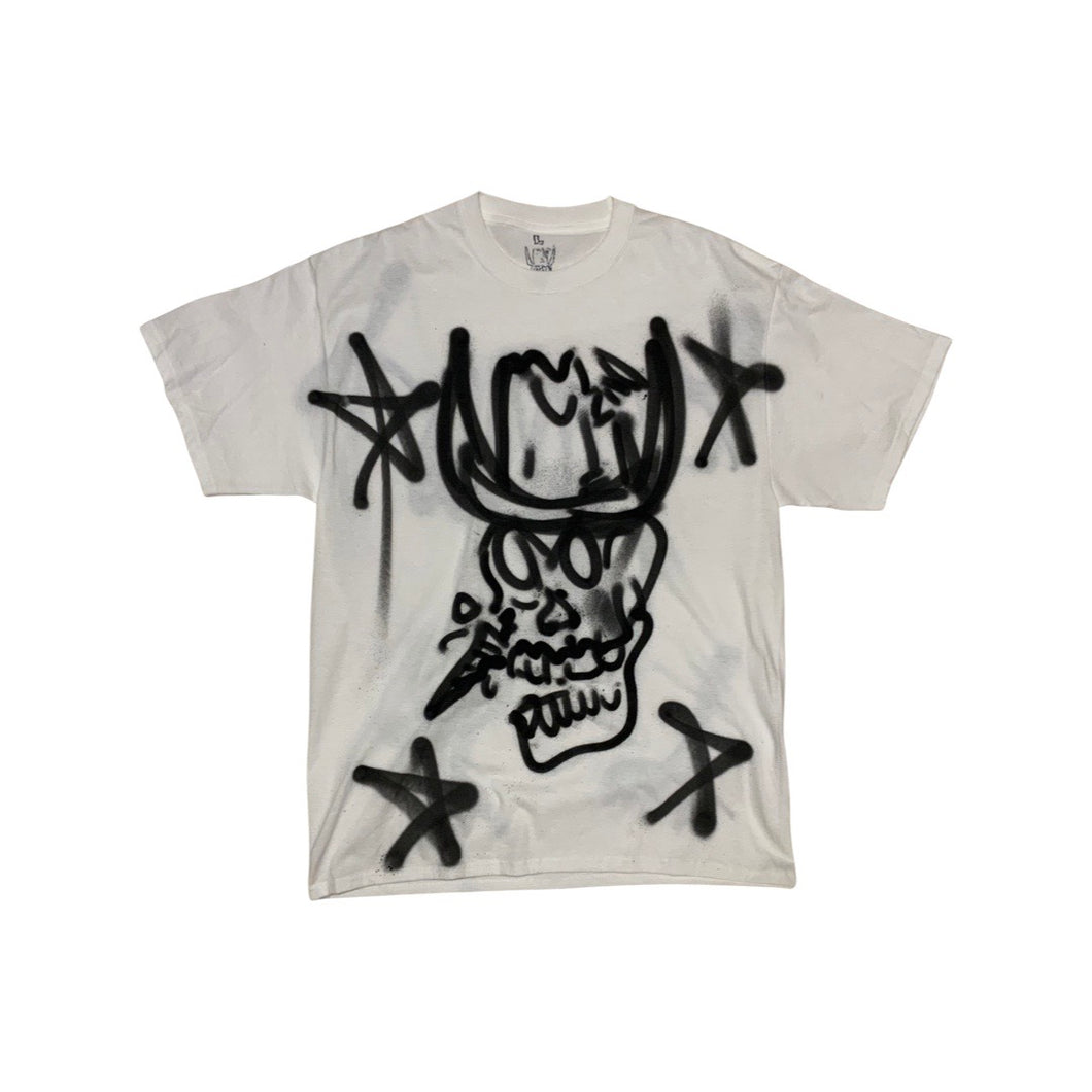 Spray paint Screwboy tee (L)