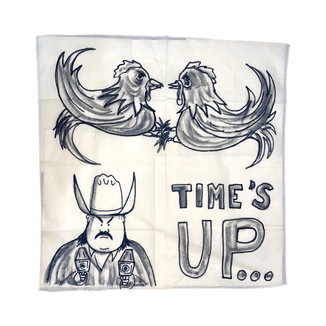 Hand drawn bandanna