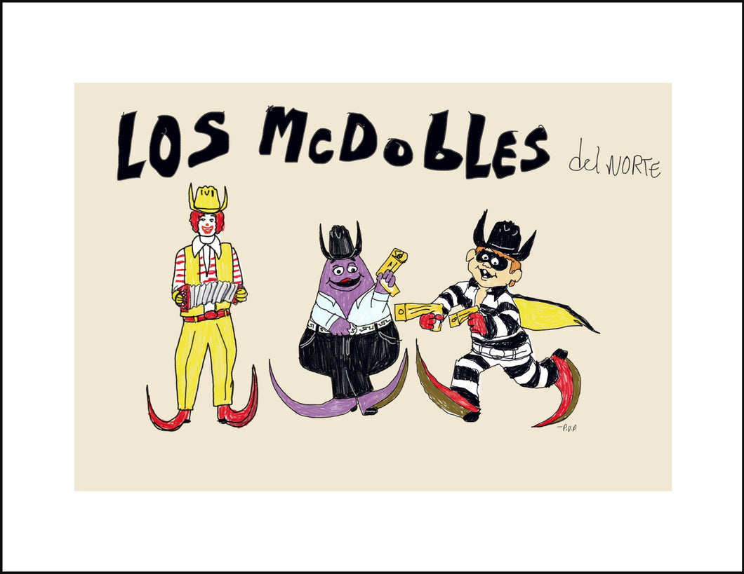 Los McDobles large 11 x 8.5