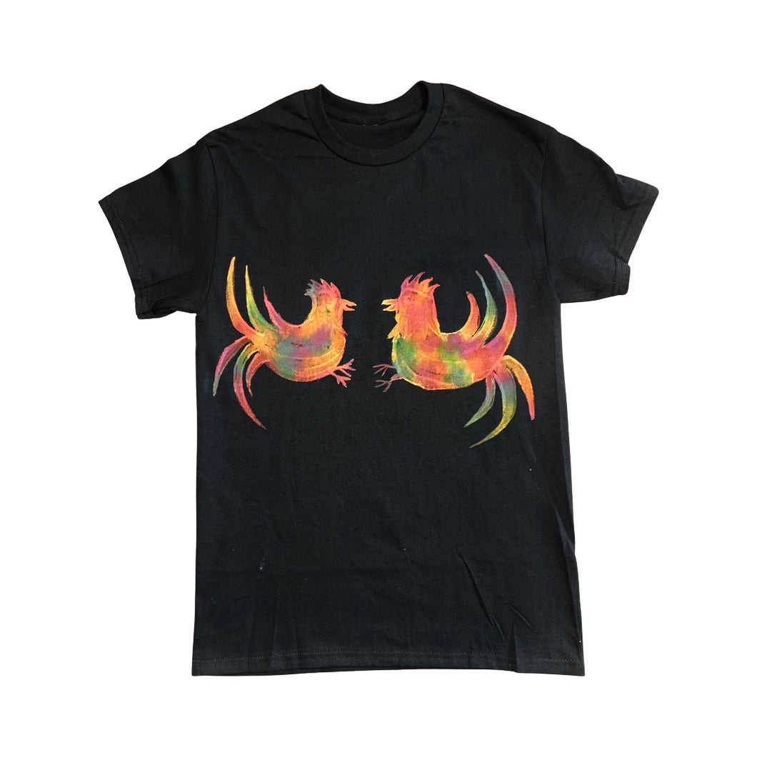 Cock fight tee