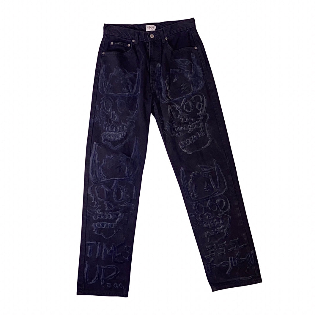 Tattered Screwboy Calvin Klein denim jeans (30 x 30)