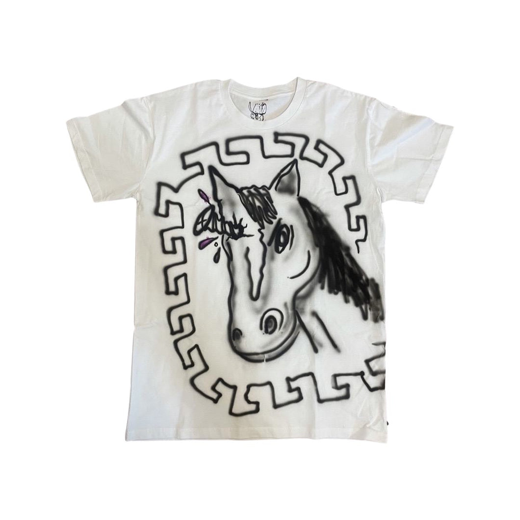 Screwnicorn air brushed 1/1 tee (M)